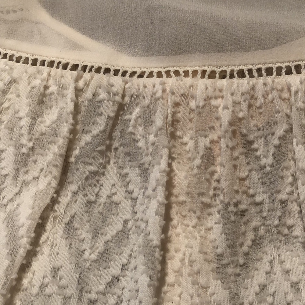 Rebecca Taylor silk, cotton textured blouse - Picture 4 of 15